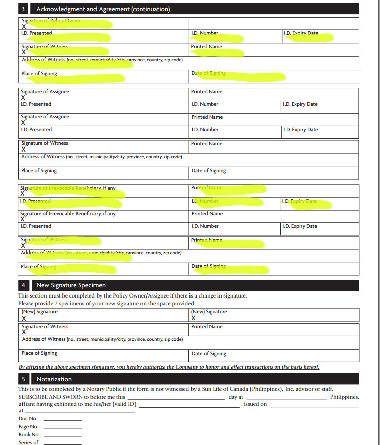 VUL Fund Switching Page 3